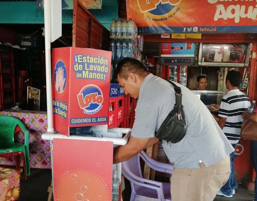 Estaciones de lavado de manos para la comunidad