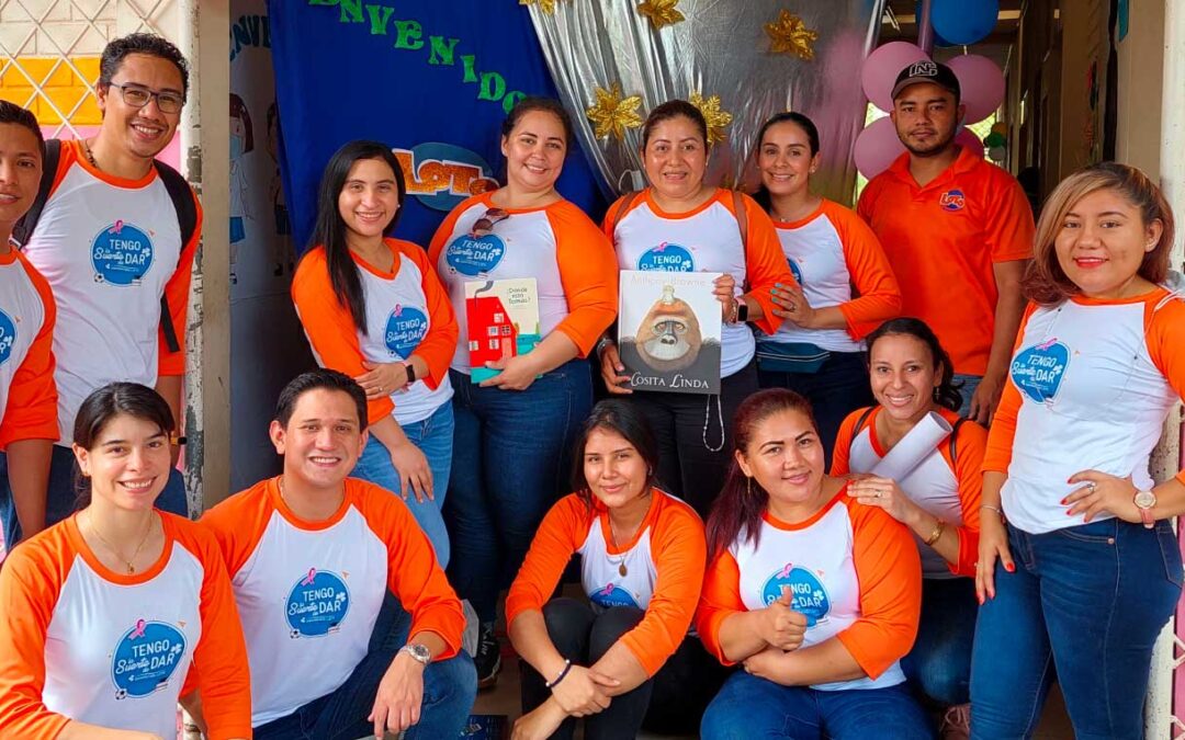 Voluntariado de LOTO cuentan cuentos en CDI