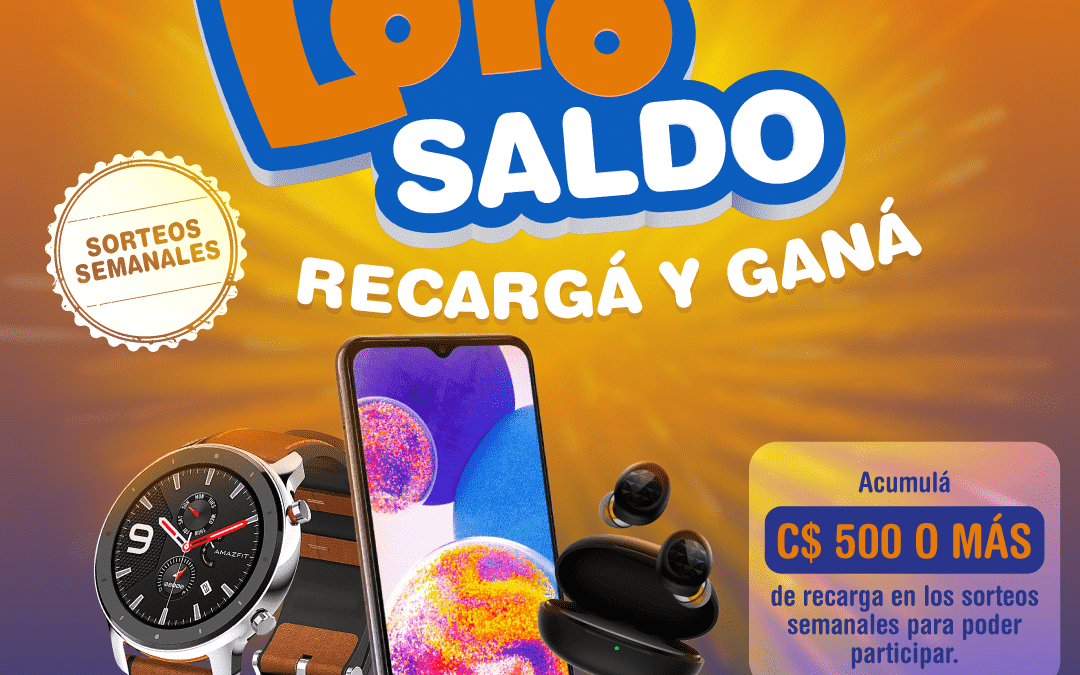 Con LOTO Saldo recargá y ganá