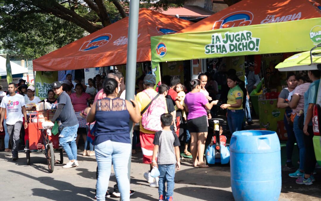 LOTO Nicaragua celebra junto al Mercado Roberto Huembes su 44 aniversario