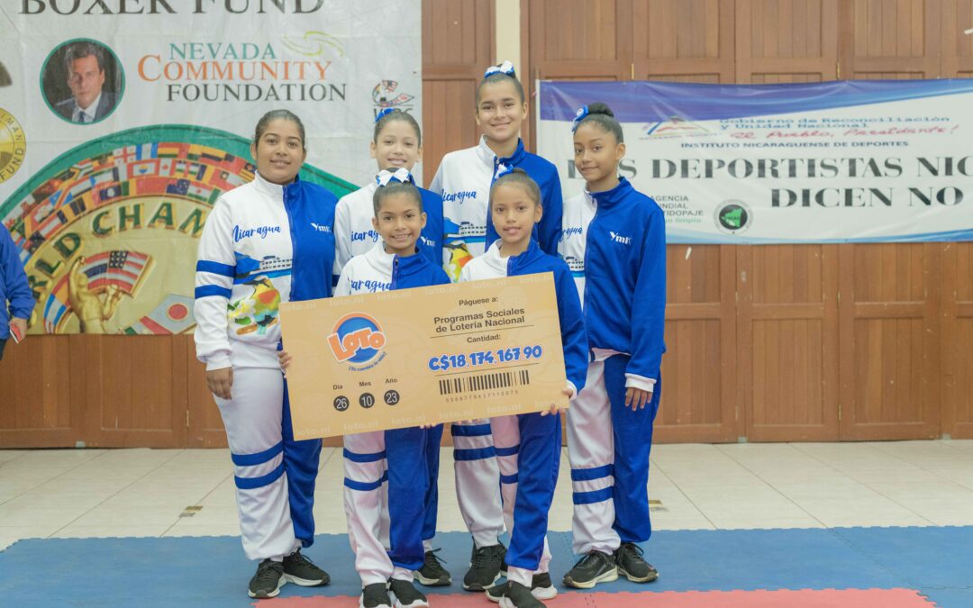 LOTO entrega más de C$18 millones de córdobas a los programas de Lotería Nacional