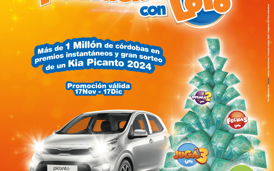 Llegó la suerte Navideña con LOTO