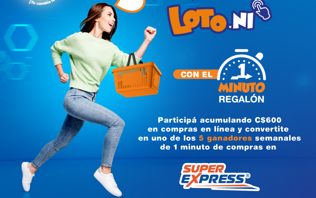 Celebrá con 1 minuto de compras gratis