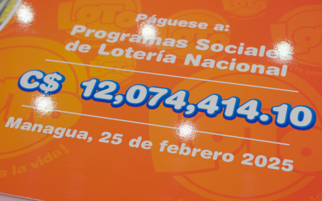 LOTO Nicaragua entregó su aporte económico de enero de 2025